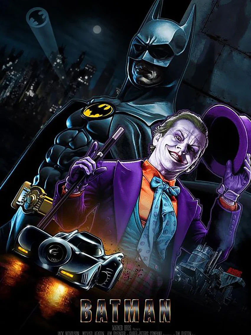 Comics Batman DC Diamond Painting New Pixel 5D Wall Posters