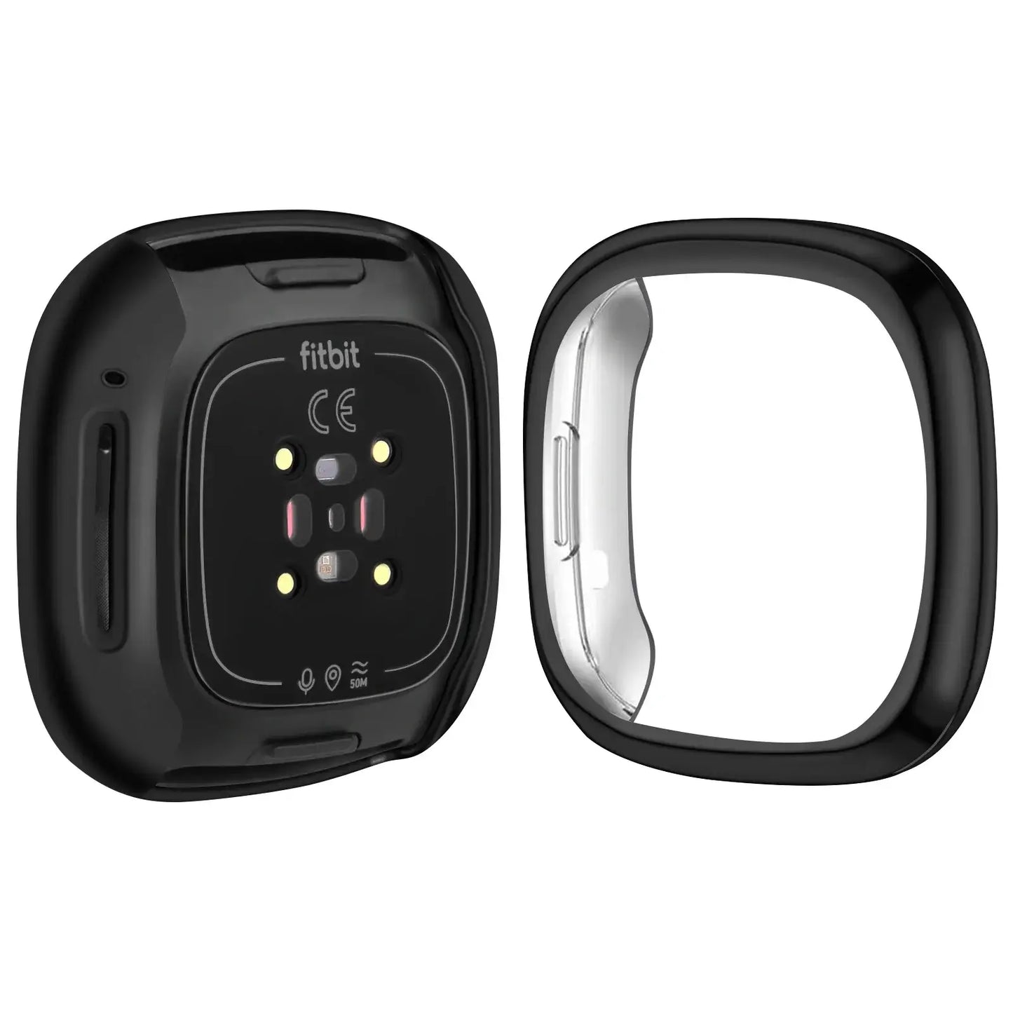 Fitbit Versa & Sense Hülle und Displayschutzfolie