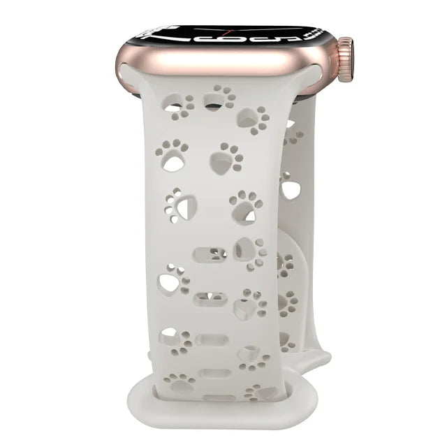 Apple Watch Silikonarmband – Weiches Hohlkatzenmuster