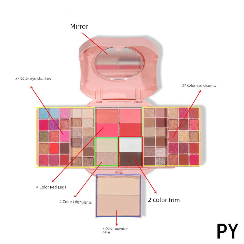 190-Color Matte Makeup Palette Gift Set – Eyeshadow, Blush & More in Stunning Collector Cases
