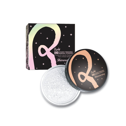 RUDE Ultra High Definition Studio Finishing Mineralpuder - Schimmernd