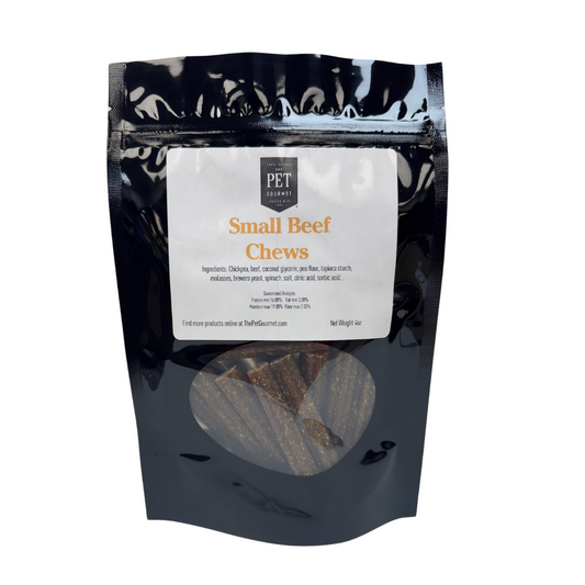 Friandises à mâcher au bœuf petites 4 oz
