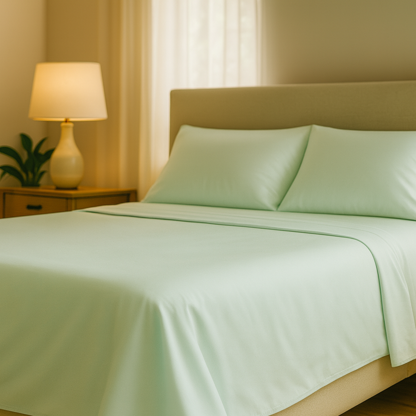 Ensemble de draps en viscose de bambou (4 pièces)