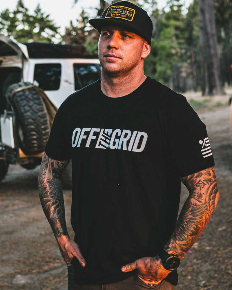 Off The Grid Solid Logo Kurzarm-T-Shirt