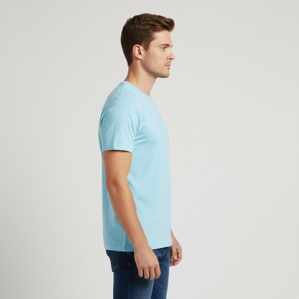 Retro Ring-Spun Rundhals-T-Shirt 2100