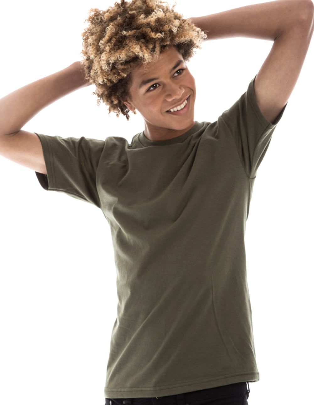 Retro Ring-Spun Rundhals-T-Shirt 2100