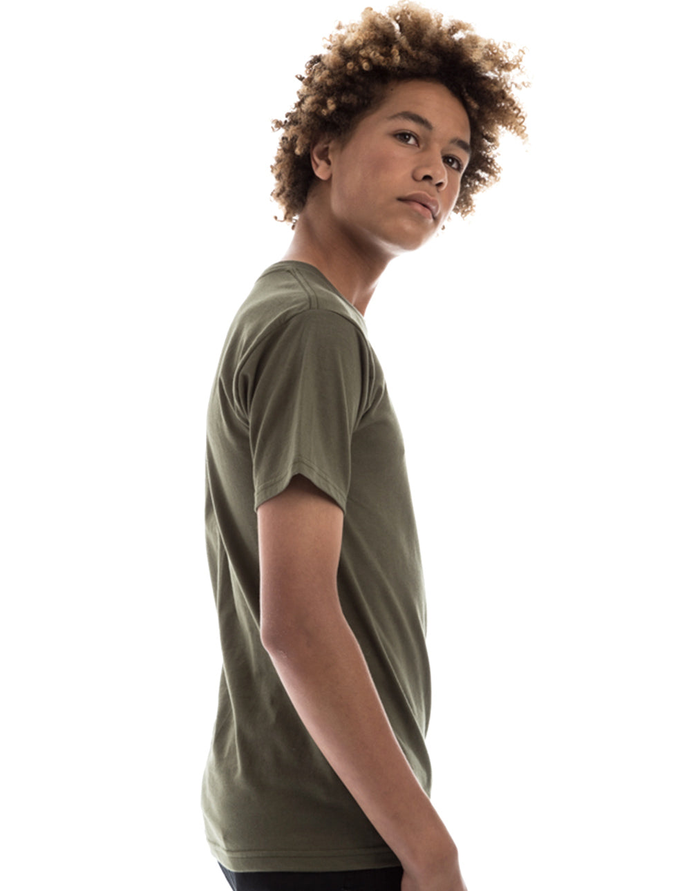 Retro Ring-Spun Rundhals-T-Shirt 2100