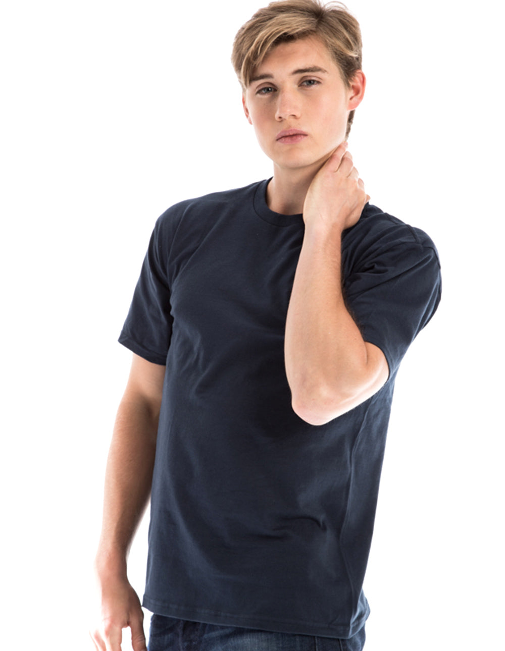 Retro Ring-Spun Rundhals-T-Shirt 2100