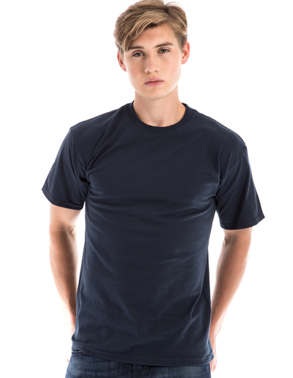 Retro Ring-Spun Rundhals-T-Shirt 2100