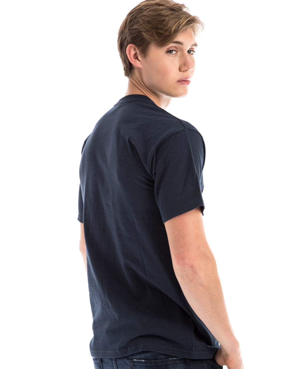 Retro Ring-Spun Rundhals-T-Shirt 2100