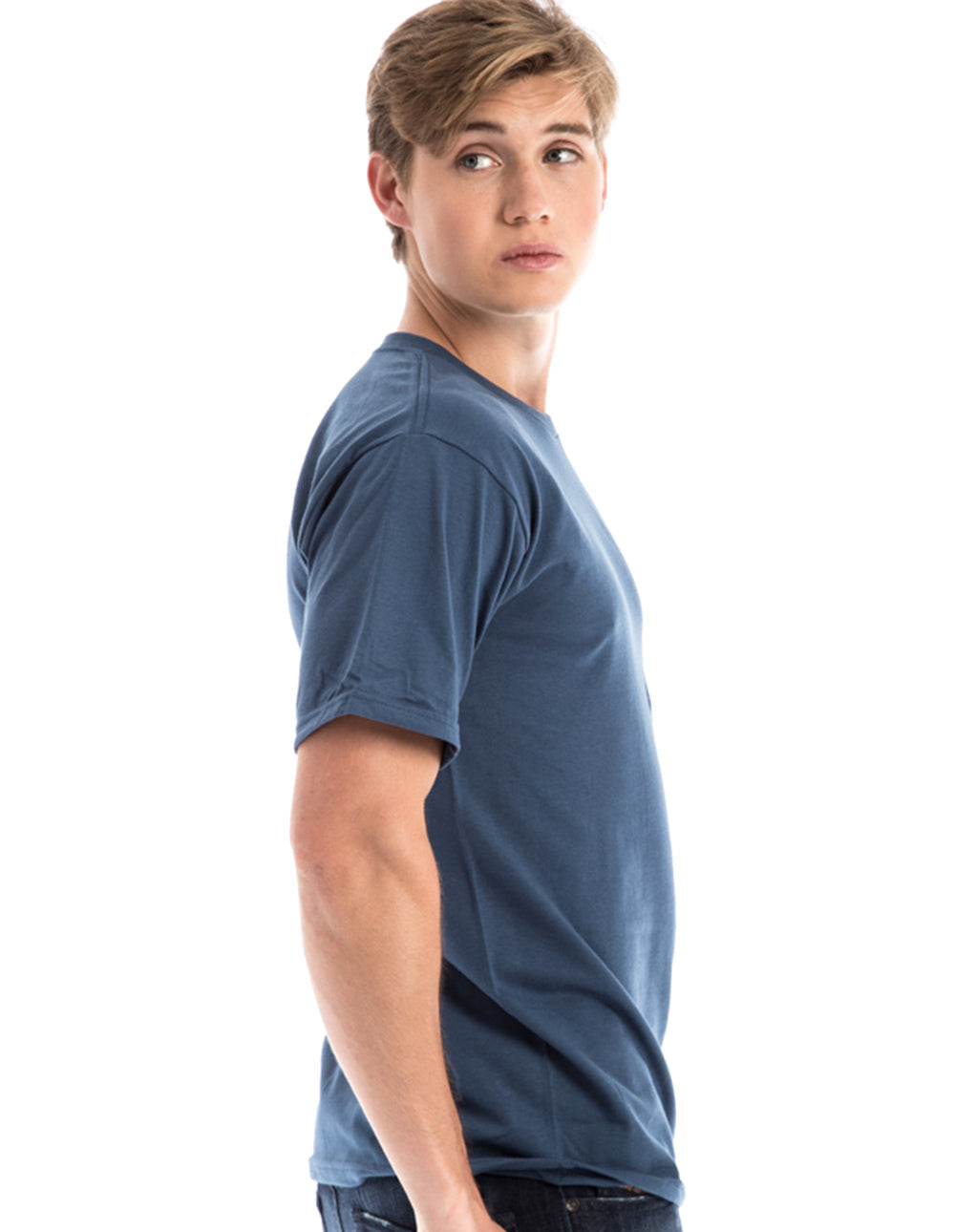 Retro Ring-Spun Rundhals-T-Shirt 2100