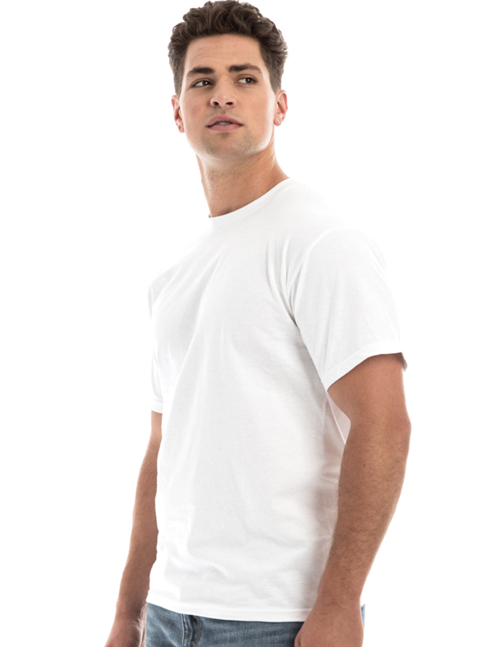Retro Ring-Spun Rundhals-T-Shirt 2100
