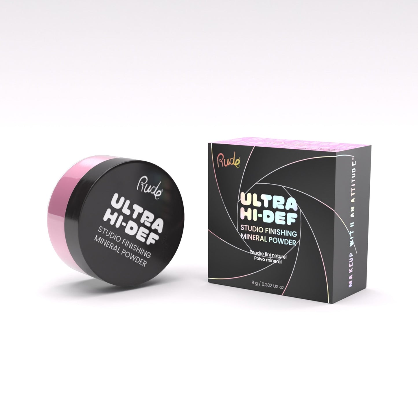 RUDE Ultra High Definition Studio Finishing Mineralpuder - Tender Rose