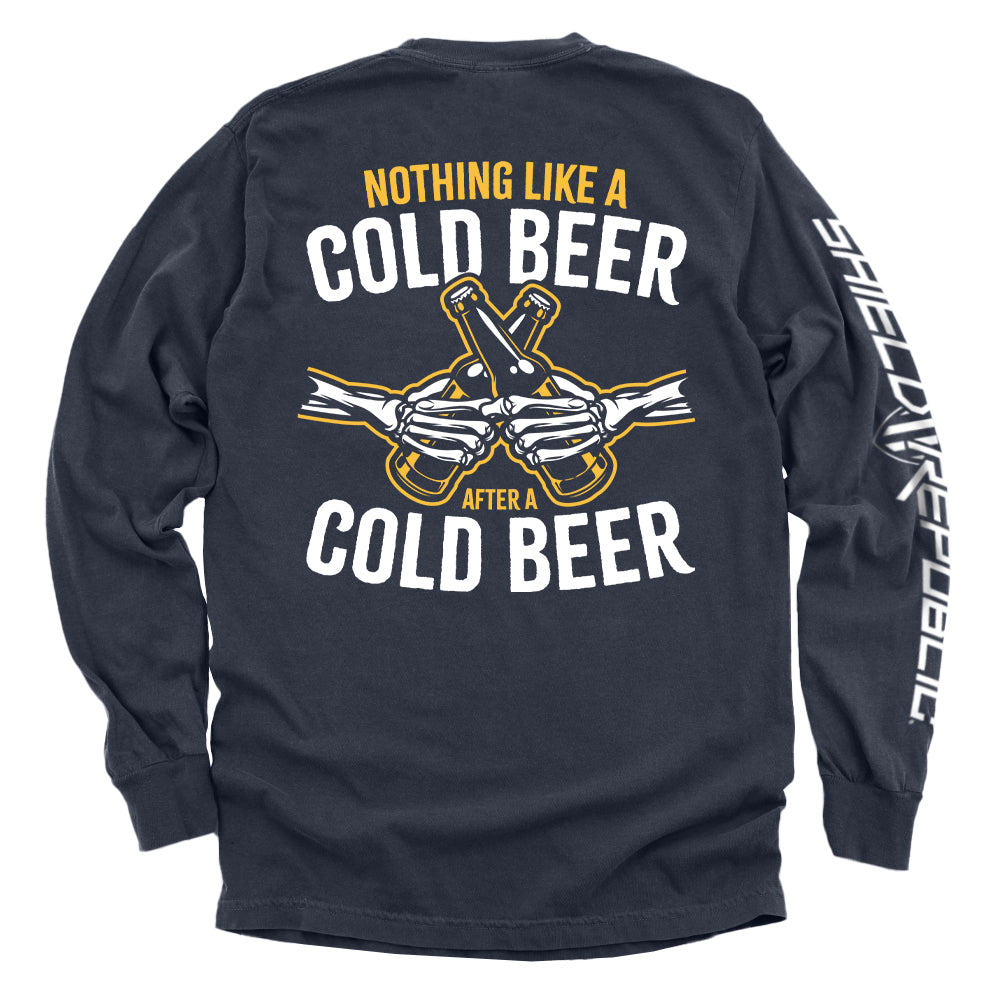 Nothing Like A Cold Beer After A Cold Beer