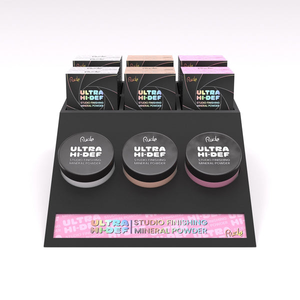 RUDE Ultra High Definition Mineralpuder-Display-Set