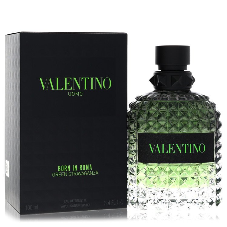 Valentino Uomo Born In Roma Green Stravaganza de Valentino Eau de Toilette Vaporisateur 100 ml pour Homme