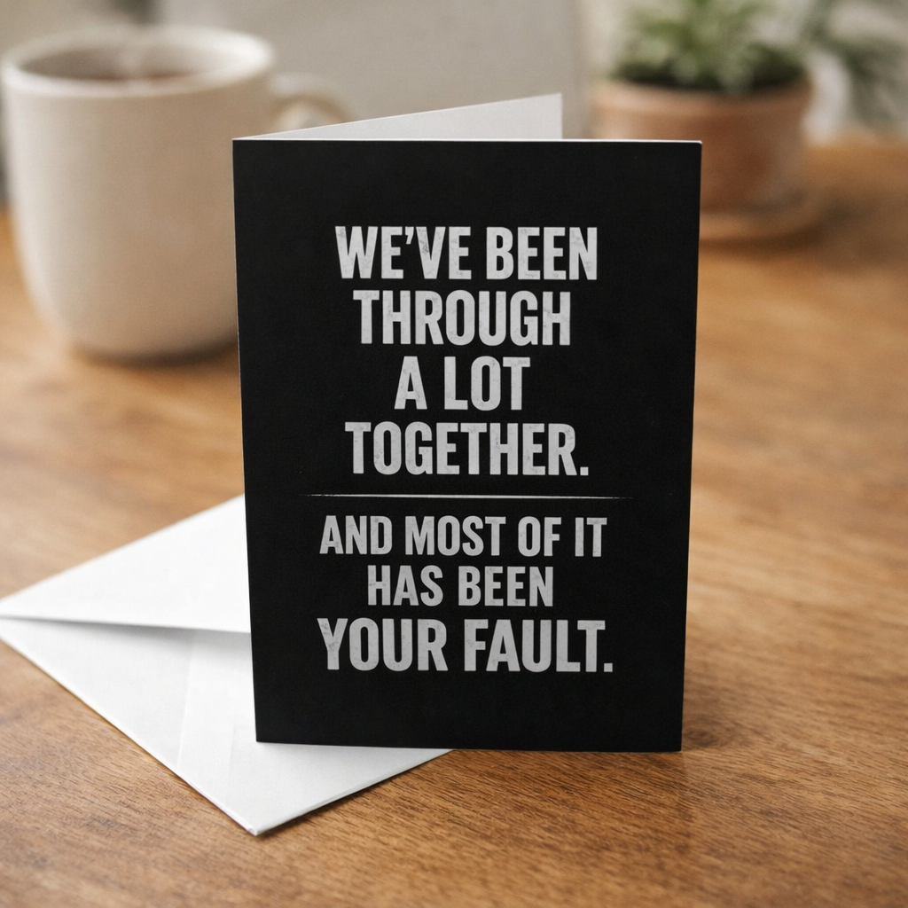 We've Been Through a Lot Together Card