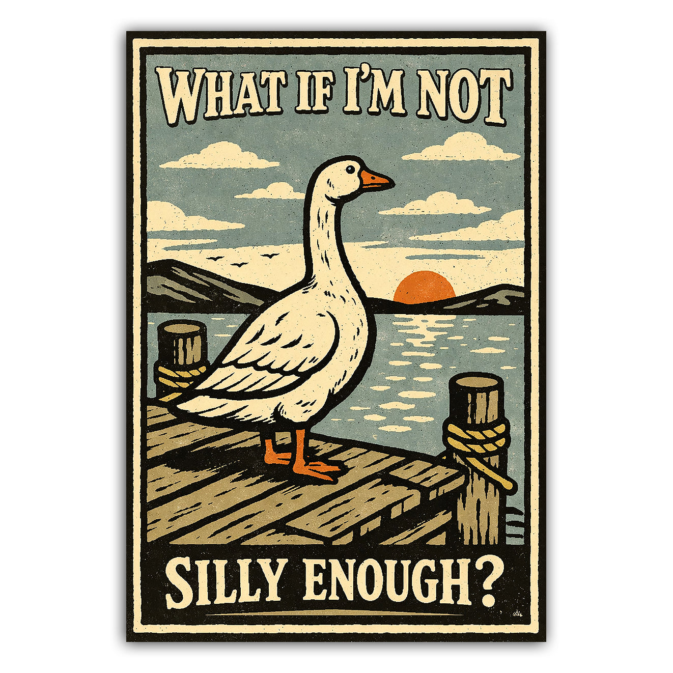 What If I'm Not Silly Enough Sticker