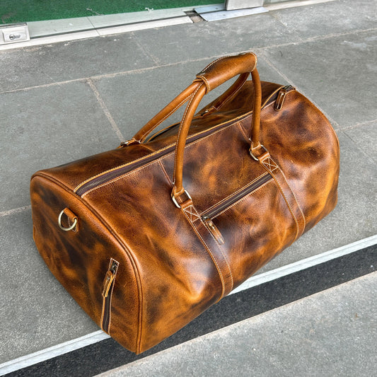 Sac de Voyage Roosevelt en Cuir de Buffle Pleine Fleur