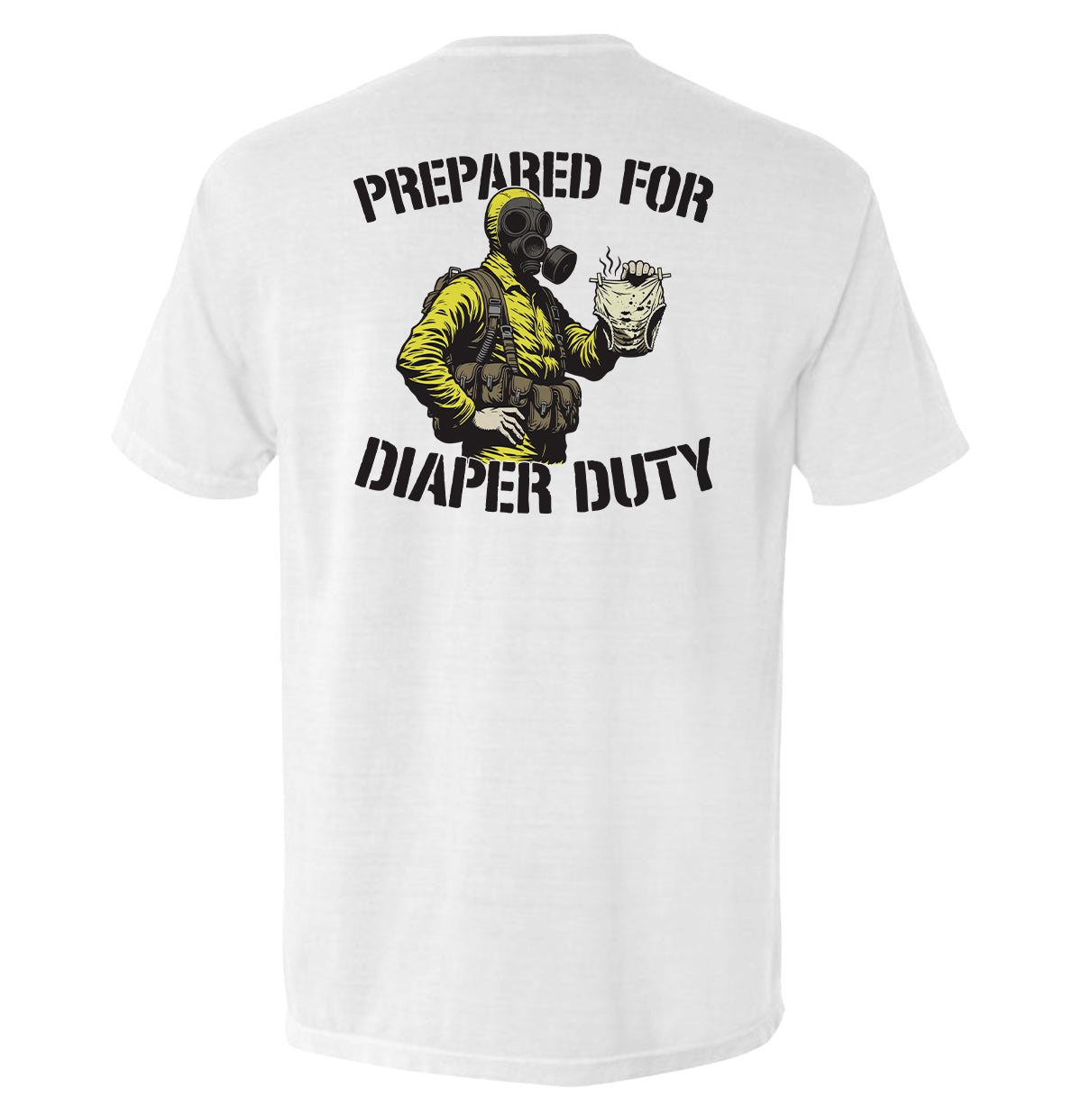 Prepared For Diaper Duty Hazmat Suit