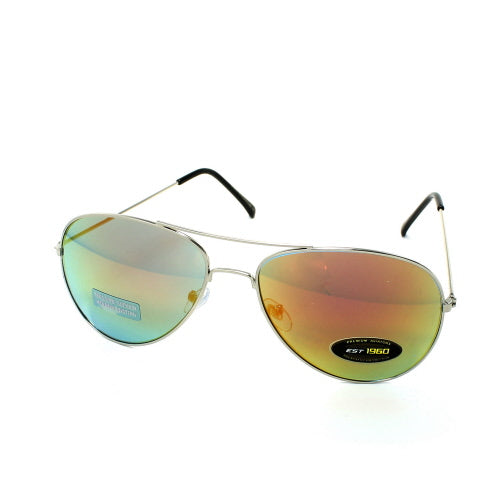 Lunettes de soleil miroir colorées aviateur AIR FORCE