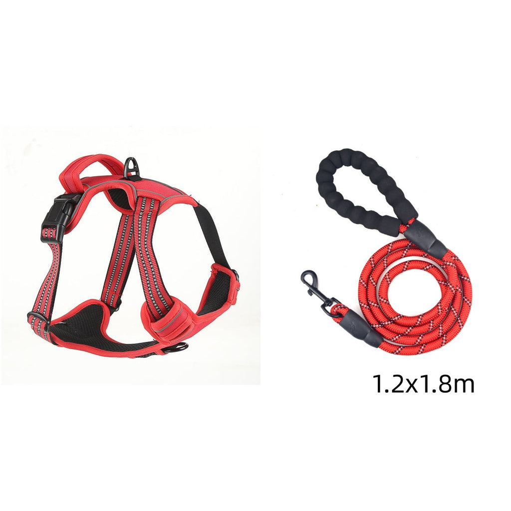 Dog Harness No Pull Breathable Reflective Pet Harness Vest