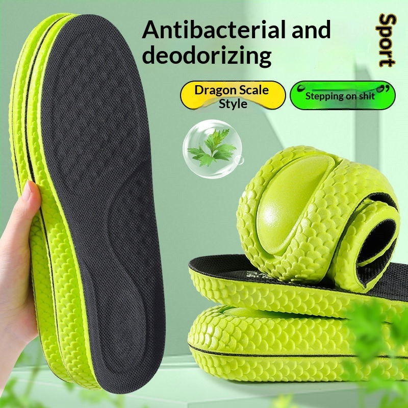 Shock-absorbing Athletic Insoles