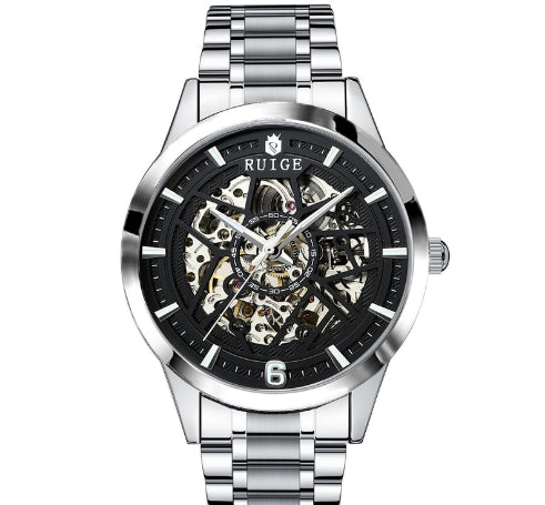Men's Hollowed-Out Automatic Mechanical Watch