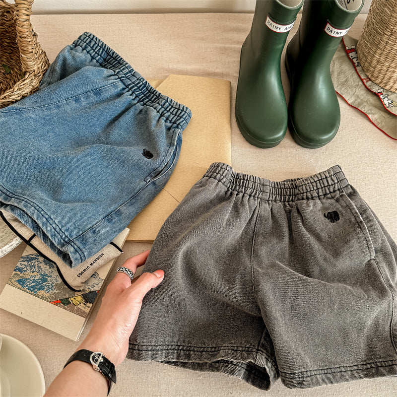Girls Summer Denim Jeans Boys Shorts