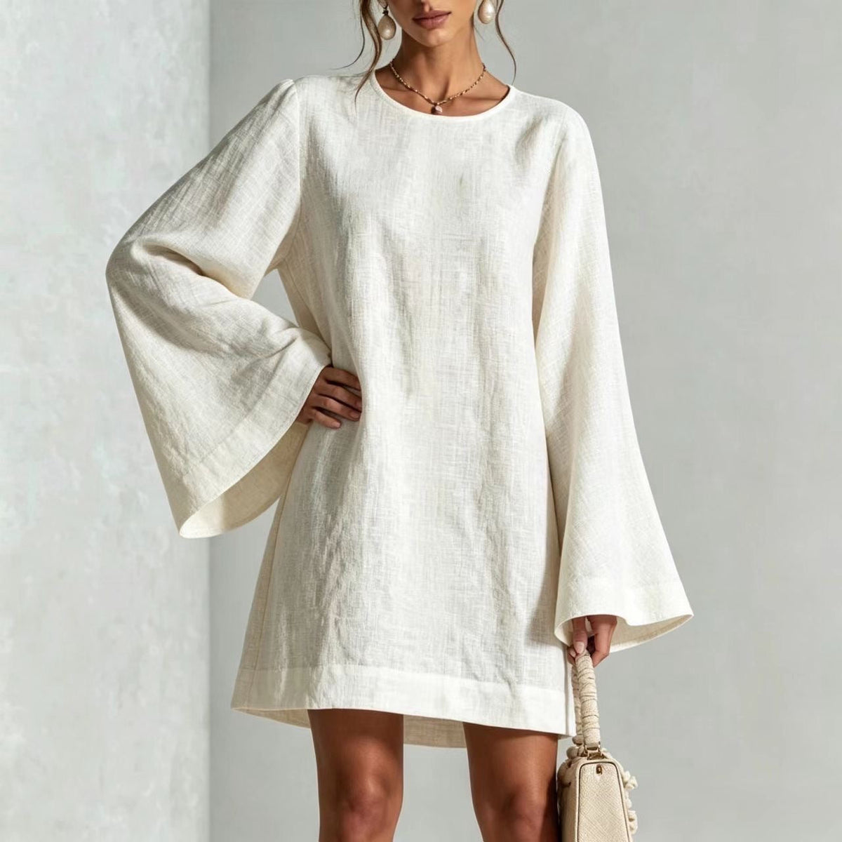 Stylish Casual Round-neck Elegant Dress For Women