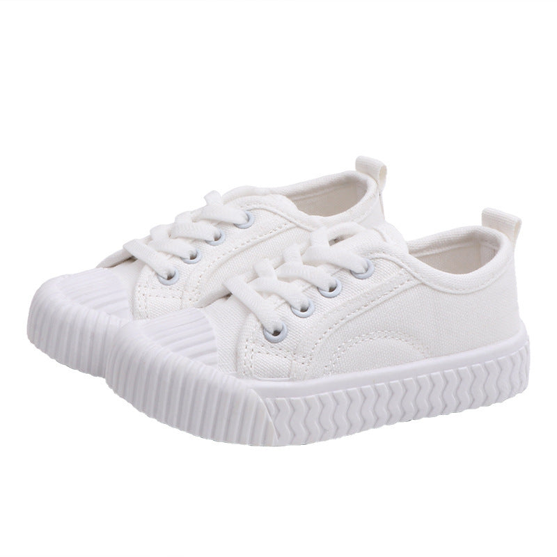 Autumn Korean Style Children's Candy-colored Canvas Shoes