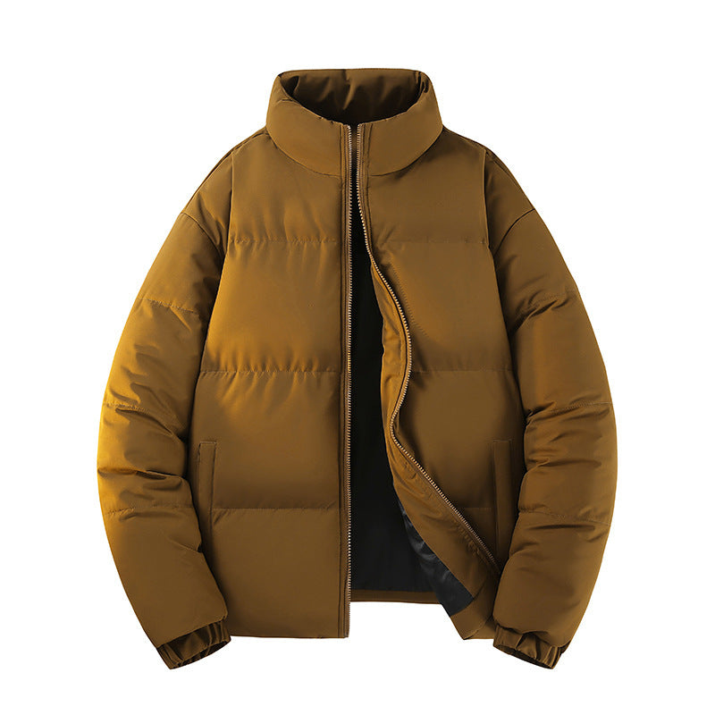 Mens Trendy Winter Puffer Jacket With Extra Fleece Lining For Added Warmth