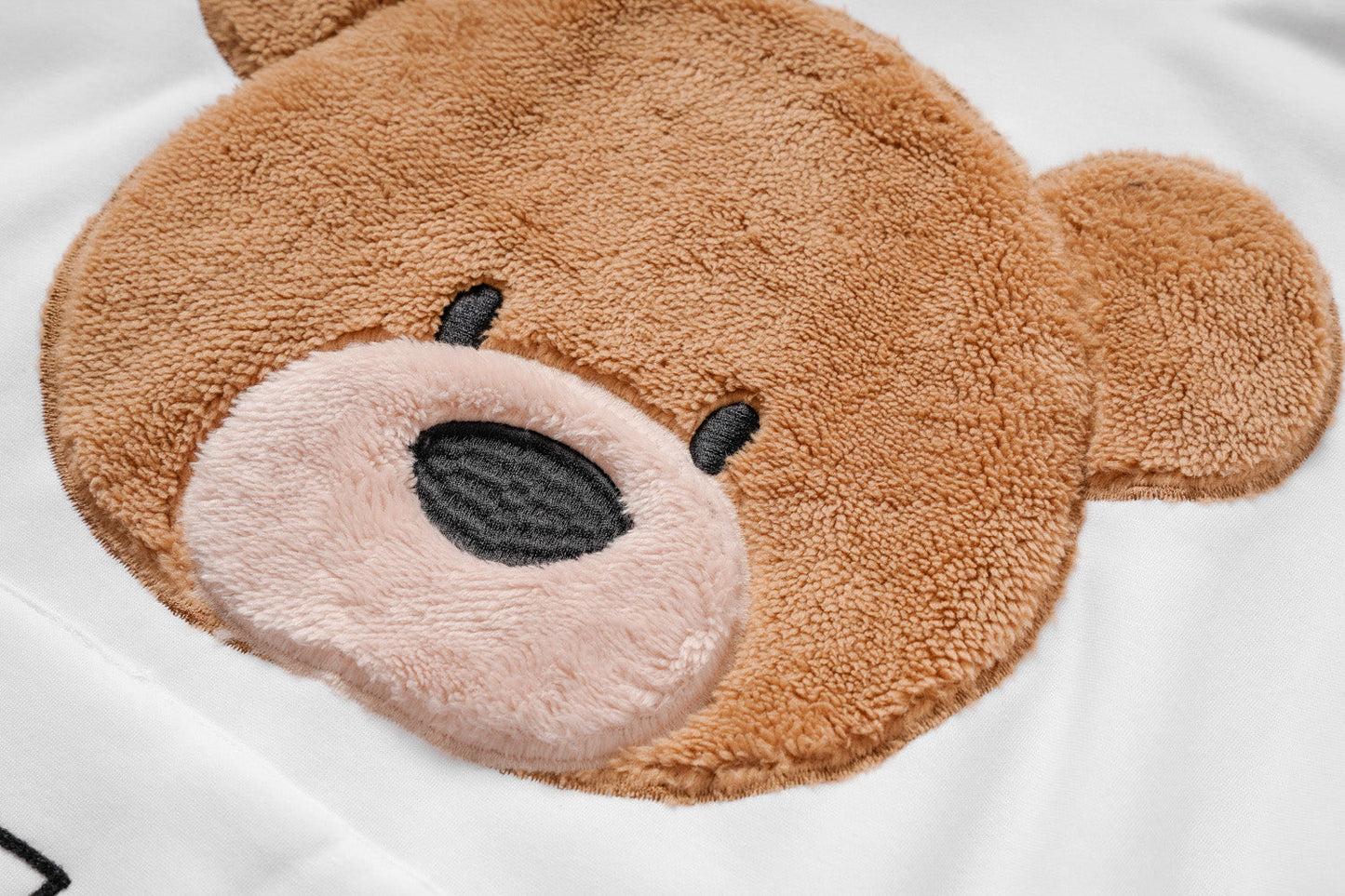 EXT369 Flauschiger Teddy-Kapuzenpullover