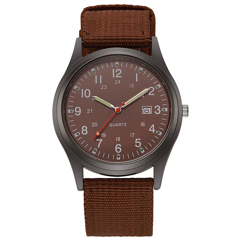 Mens Casual Calendar Sports Quartz Watch