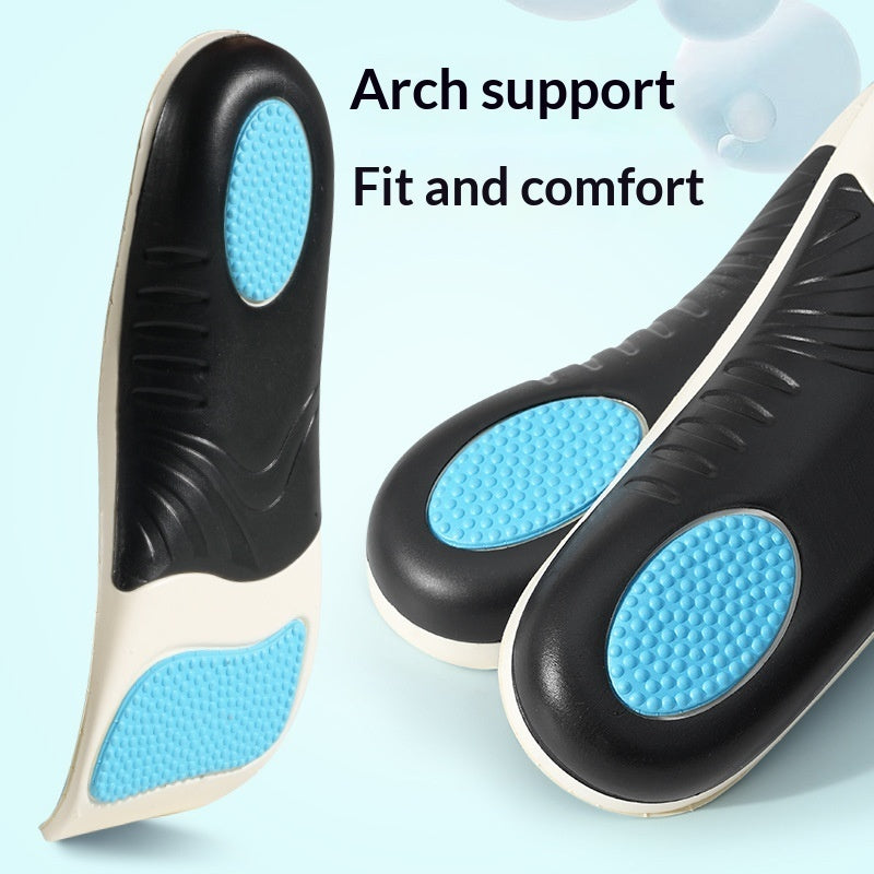 Arch-support Insoles With A U-shaped Heel Cup To Prevent Overpronation And Supination