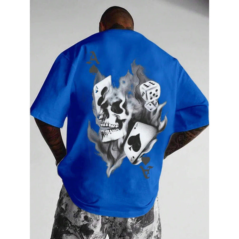 Summer Outdoor Casual Men's T-shirt Seaside Surf