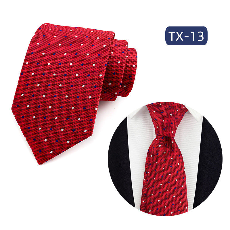 Mens Jacquard Woven Business-casual Tie