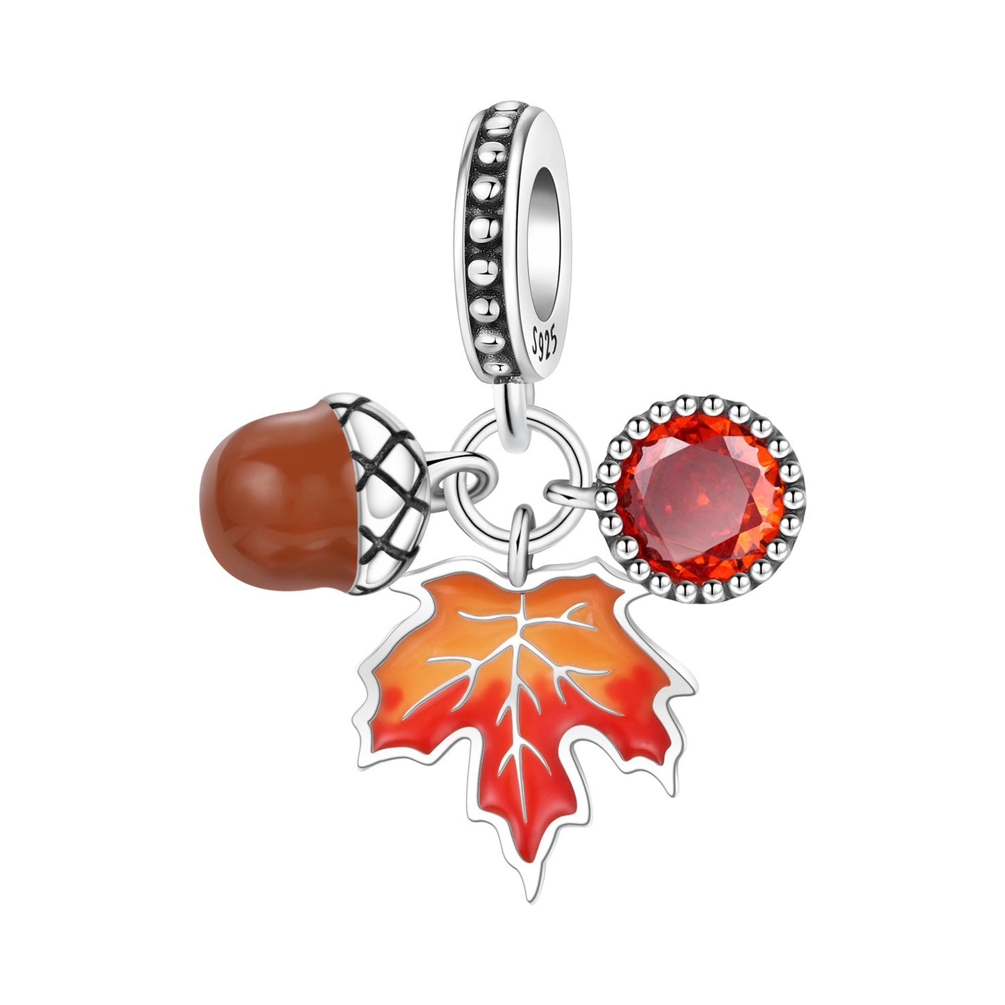 Lily Of The Valley Iris And Spinning Flower DIY Bracelet Pendant Accessories