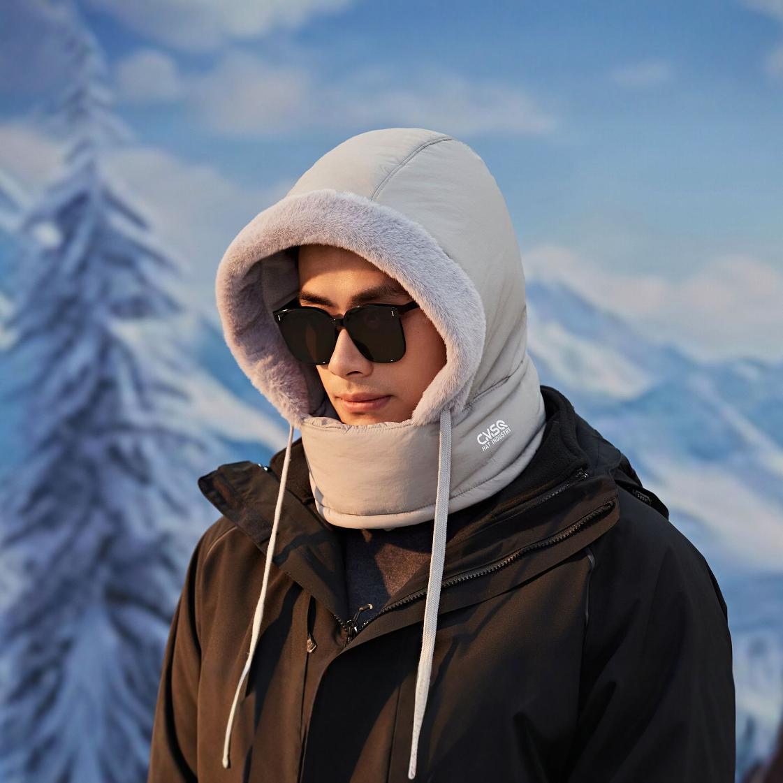 Men's Outdoor Fleece Warm Ear Protection Hat