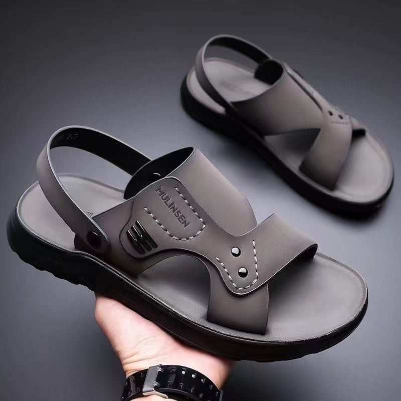 Waterproof Non-Slip Soft-Soled Mens Dual-Use Sandals