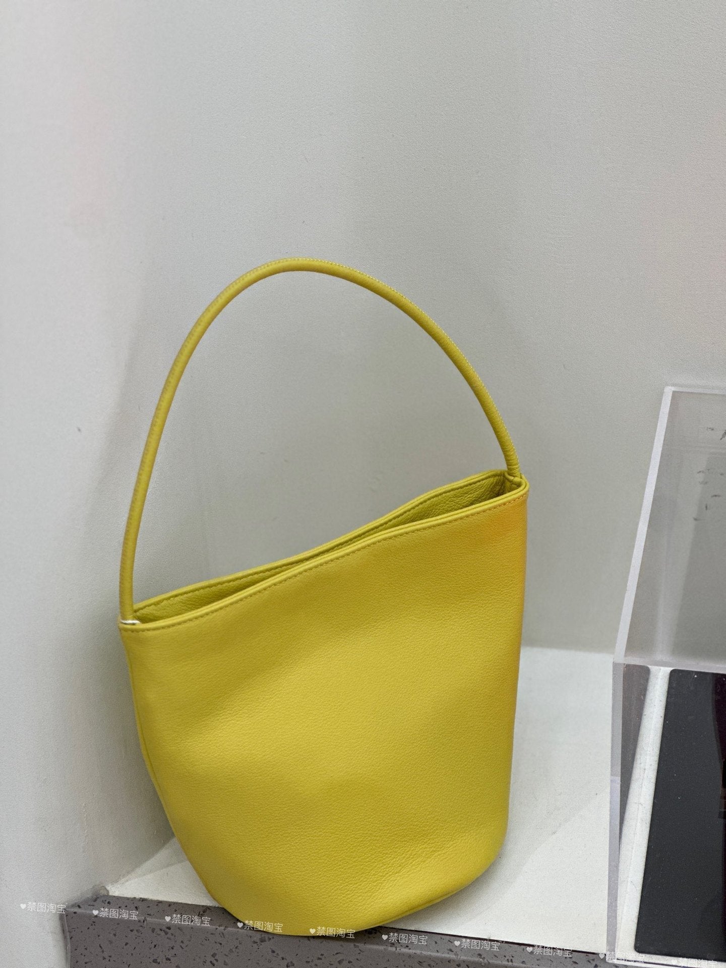 Badi Leather Women's Bag 2025 New High-End Style Small Bucket Bag Shoulder Bag Hand-Carry Top-Layer Cowhide Underarm Bag