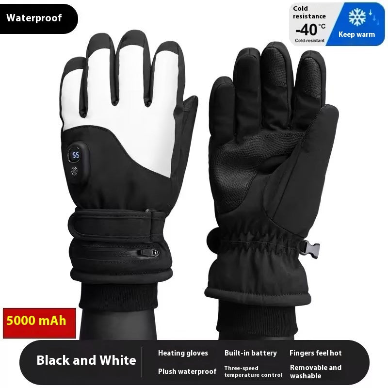 Winter Warm Windproof Electric Heating Gloves