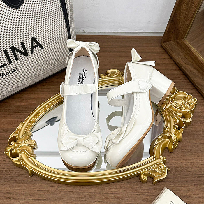 Sweet Lolita Elegant Trendy French 2026 New Model Loafer Mid Heel Mary Jane Shoes