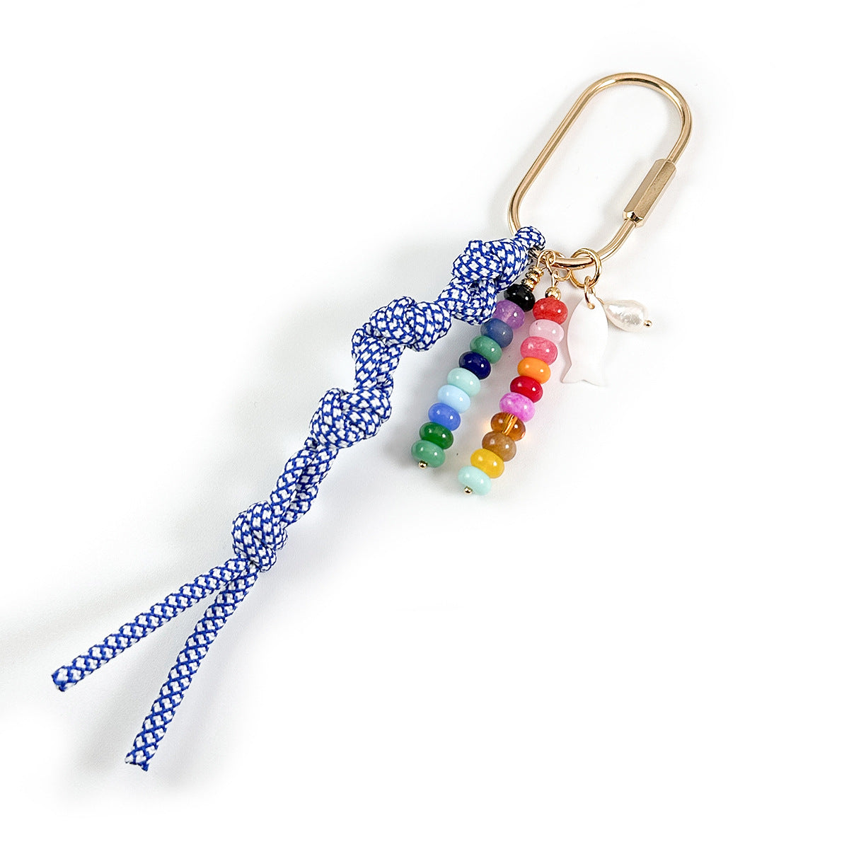 Color-block Woven Rope Keychain