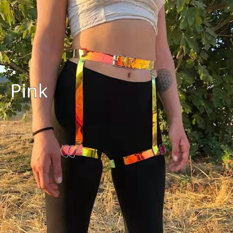 Colorful Belt Leg Ring And Strap Accessories