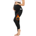 Fleece-lined Leggings Extra-thick Perfect For Autumn And Winter Wearsupports The Belly Without Feeling Tight