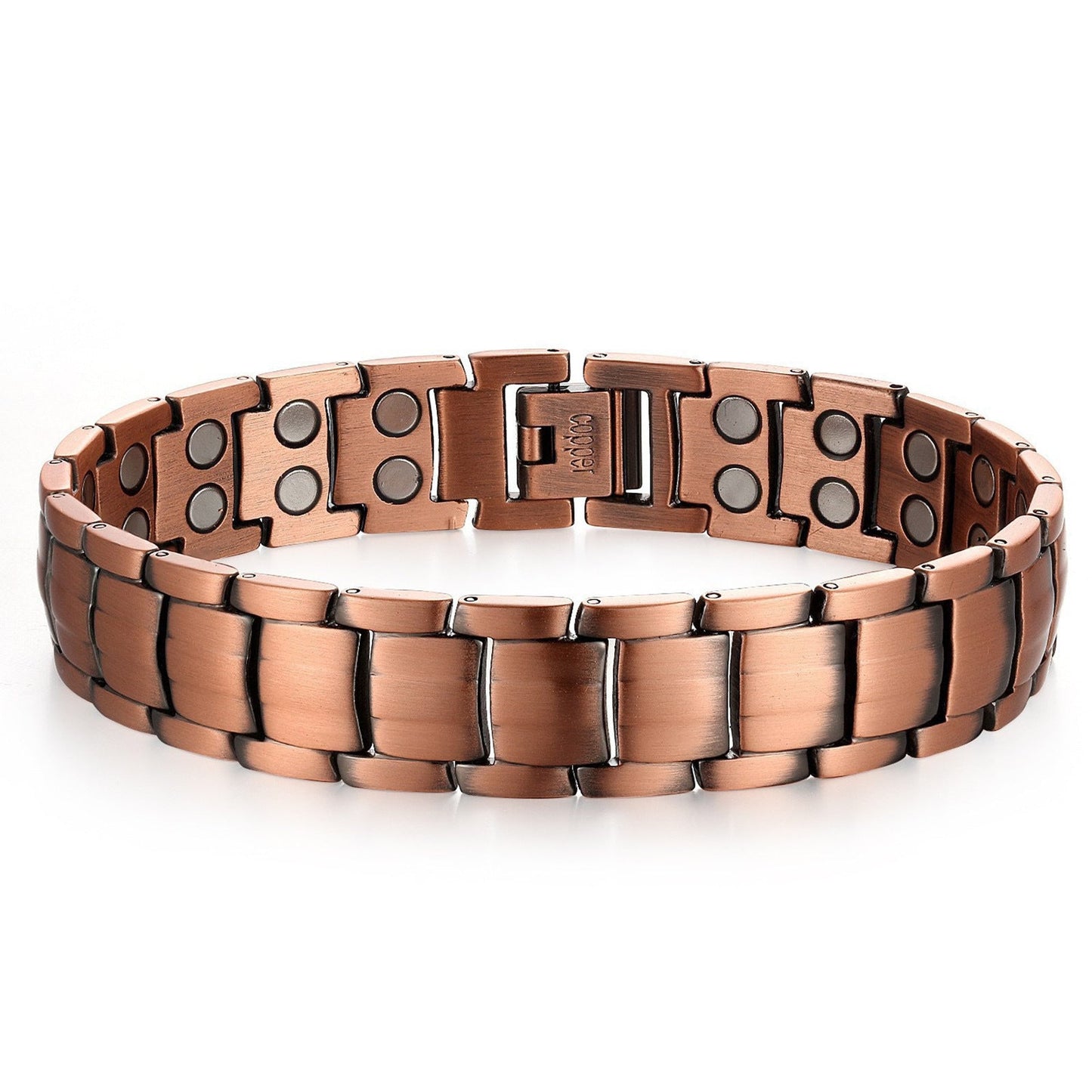 European And American-style Magnetized Pure Copper Bracelet For Men