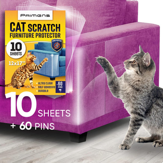 Cat Scratch Furniture Protectors for Sofa 10 XL Sheets