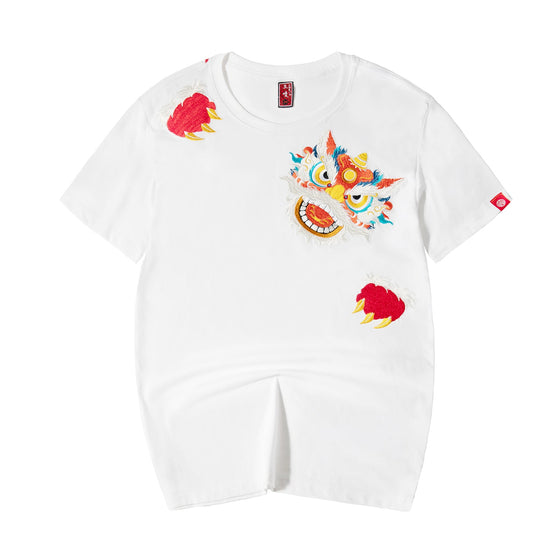 T-shirt brodé Dragons Revival KH694