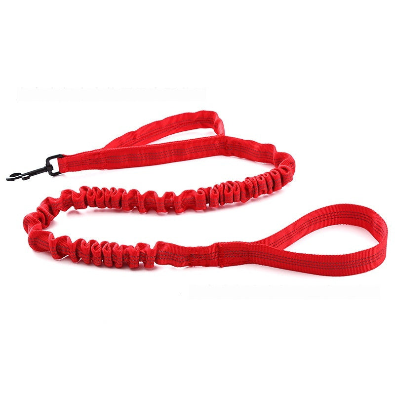 Dog Retractable Elastic Reflective Hand Holding Rope